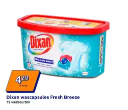 Action Dixan wascapsules Fresh Breeze aanbieding