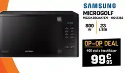 Electro Depot SAMSUNG MICROGOLF MS23K3513AK/EN aanbieding