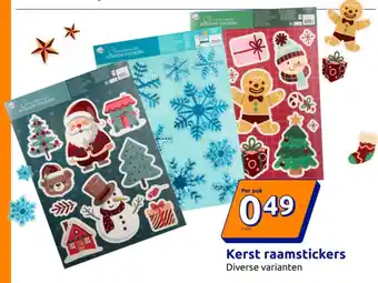 Kerst raamstickers