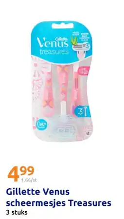 Action Gillette Venus scheermesjes Treasures aanbieding