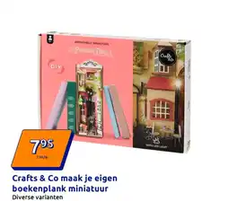 Action Crafts & Co maak je eigen boekenplank miniatuur aanbieding