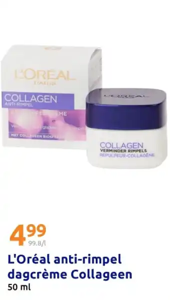 Action L'Oréal anti-rimpel dagcrème Collageen aanbieding