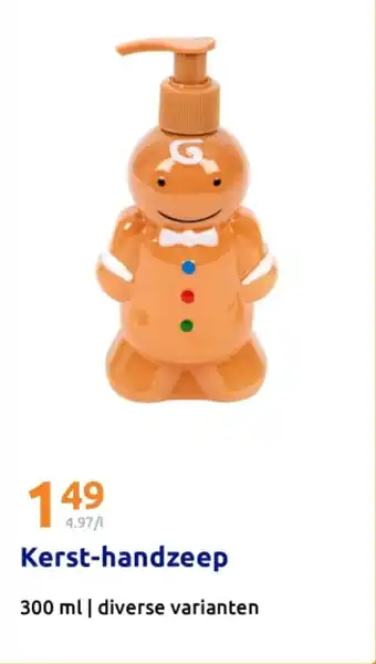 Action Kerst-handzeep aanbieding