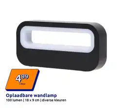 Action Oplaadbare wandlamp aanbieding