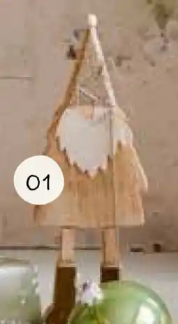 Horta Houten Gnoom met Ledlichtjes aanbieding