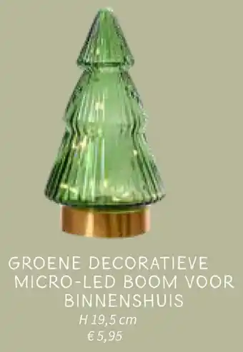 Groene Decoratieve Micro-Led Boom Voor Binnenshuis