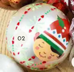 Horta Glazen Kerstbal met Elf Tekening aanbieding