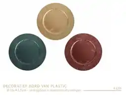 Horta Decoratief Bord Van Plastic aanbieding