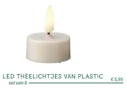 Horta Led Theelichtjes Van Plastic aanbieding