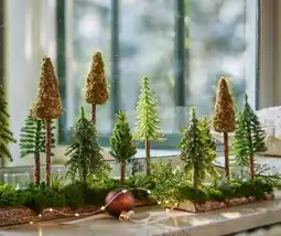 Horta Tafelstuk met Bomen en 3 Theelichthouders aanbieding