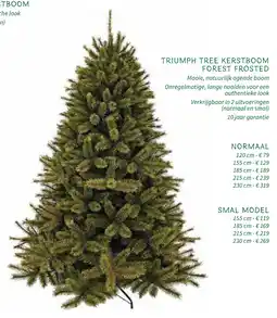 Horta Triumph Tree Kerstboom Forest Frosted aanbieding