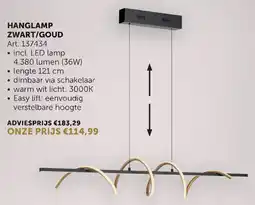 Zelfbouwmarkt Hanglamp aanbieding