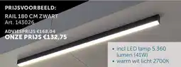 Zelfbouwmarkt Rail Zwart aanbieding