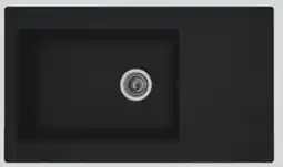 Zelfbouwmarkt Spoelbak Zwart Enkele bak Liv aanbieding