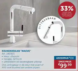 Zelfbouwmarkt Keukenkraan Maeve aanbieding