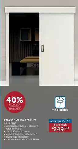 Zelfbouwmarkt Luxe Schuifdeur Albero aanbieding