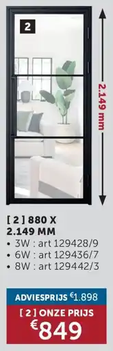 Zelfbouwmarkt Stalen Deur Tara aanbieding