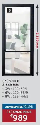 Zelfbouwmarkt Stalen Deur Tara aanbieding