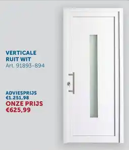 Zelfbouwmarkt Verticale Ruit wit aanbieding