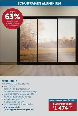 Zelfbouwmarkt Serie Belio aanbieding