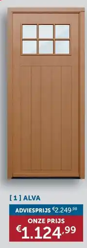 Zelfbouwmarkt Houten Buitendeuren Meranti Alva aanbieding