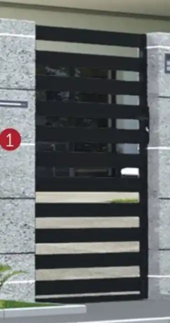 Zelfbouwmarkt Stalen Draaipoort Lyon Enkel aanbieding