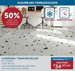 Zelfbouwmarkt Vloertegel Terrazzo Bellini aanbieding