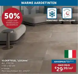 Zelfbouwmarkt Vloertegel Logara aanbieding