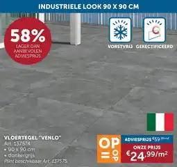 Zelfbouwmarkt Vloertegel Venlo aanbieding
