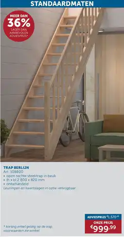 Zelfbouwmarkt Trap Berlijn aanbieding