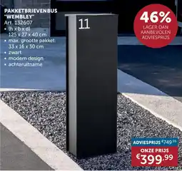 Zelfbouwmarkt Pakketbrievenbus Wembley aanbieding