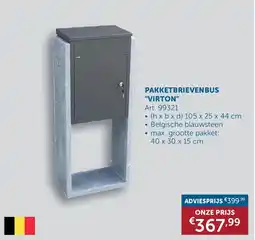 Zelfbouwmarkt Pakketbrievenbus Virton aanbieding