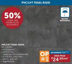 Zelfbouwmarkt PVC / LVT Tegel Rigid aanbieding