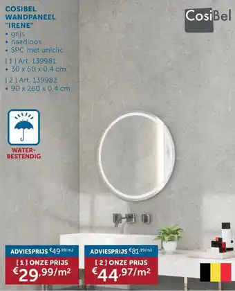 Zelfbouwmarkt Cosibel Wandpaneel Irene aanbieding