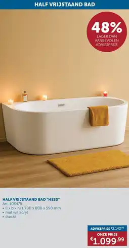 Zelfbouwmarkt Half Vrijstaand Bad Hess aanbieding