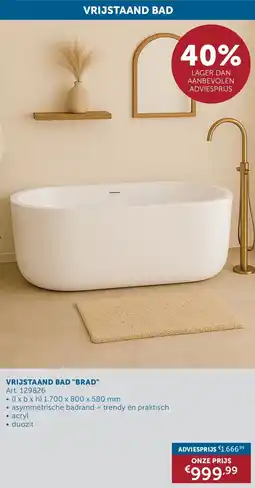 Zelfbouwmarkt Vrijstaand bad Brad aanbieding
