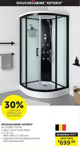 Zelfbouwmarkt Douchecabine Asterix aanbieding