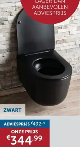 Zelfbouwmarkt Hang WC Gomez Zwart aanbieding