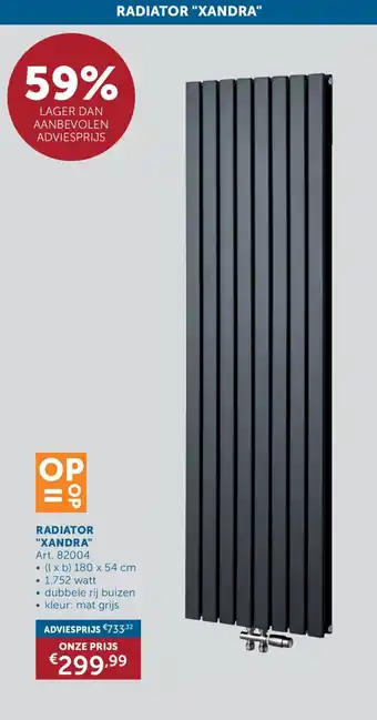 Zelfbouwmarkt Radiator Xandra aanbieding