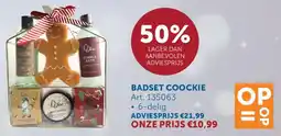 Zelfbouwmarkt Badset Coockie aanbieding
