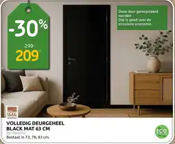 Brico Volledig Deurgeheel Black Mat aanbieding