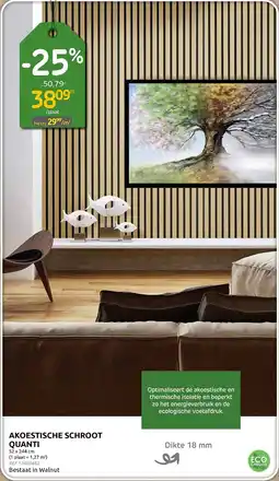 Brico Akoestische Schroot Quanti aanbieding