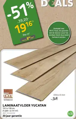 Brico Laminaatvloer Yucatan aanbieding