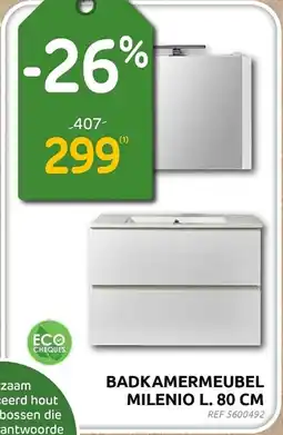 Brico Badkamermeubel Milenio aanbieding