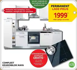 Brico Compleet Keukenblok Maya aanbieding