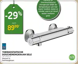 Brico Aqua Vive Thermostatische Douchemengkraan Sele aanbieding