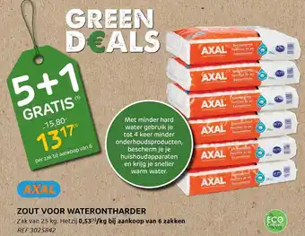 Axal Zout voor Waterontharder