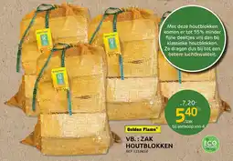 Brico Golden Flame Zak Houtblokken aanbieding