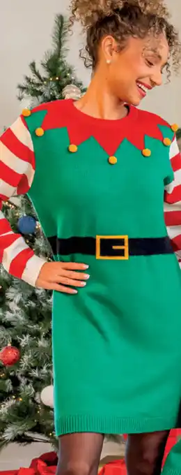 Kersttrui Jurk voor Dames