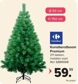 Carrefour Kunstkerstboom Premium aanbieding